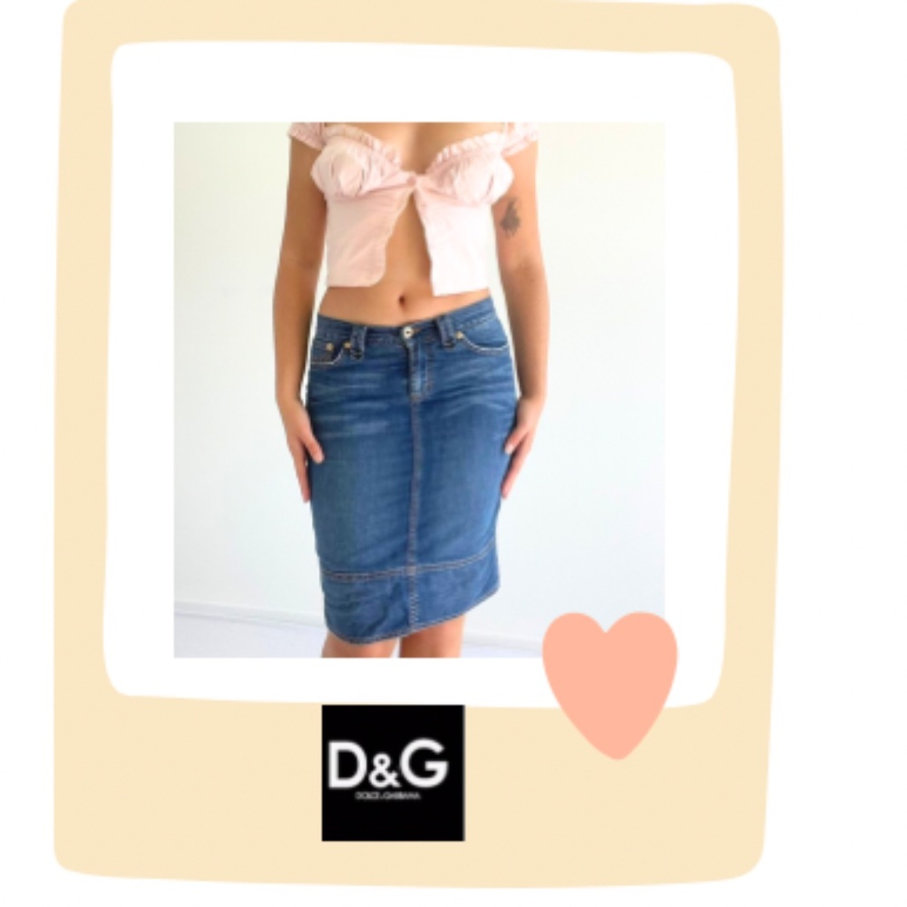 D&G denim skirt
